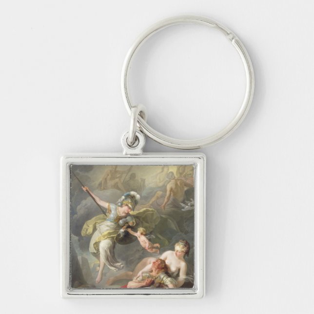 Chaveiro Batalha entre Minerva e Marte, 1771 (Frente)