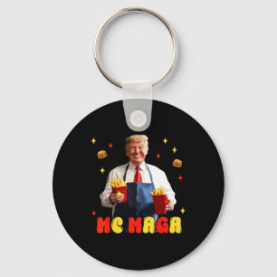 Chaveiro Batata Frita Mega Mc Trump Divertida Comida Rápida