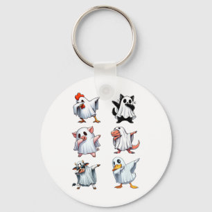 Chaveiro Batidos Animais Fazenda Halloween Fantasma Engraça
