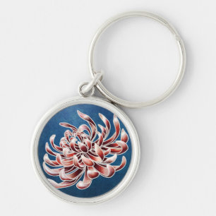 Chaveiro Batik Chrysanthemum