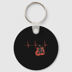 Chaveiro Batimento Cardíaco Luvas de Boxe Ekg Kickboxing Mm