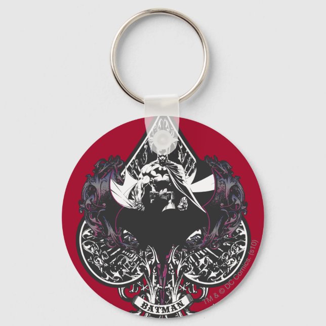 Chaveiro Batman Ace of Spaces Gothic Crest (Frente)