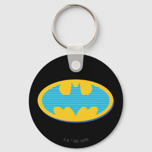 Chaveiro Batman   Cyan Stripes Symbol