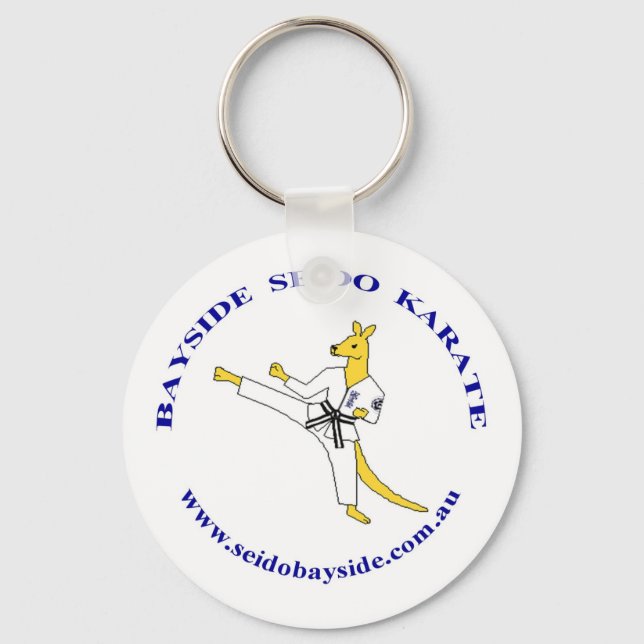 Chaveiro Bayside Kangaroo em Seido Gi Keyring (Frente)