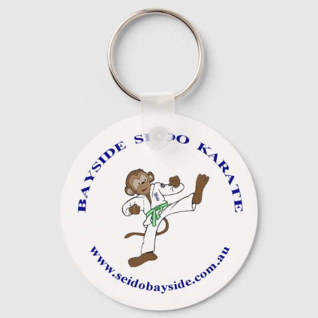 Chaveiro Bayside Monkey no Seido Gi Keyring (Frente)