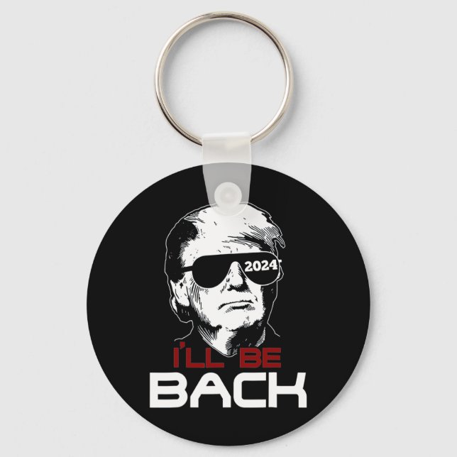 Chaveiro Be Back Trump 2024 (Frente)