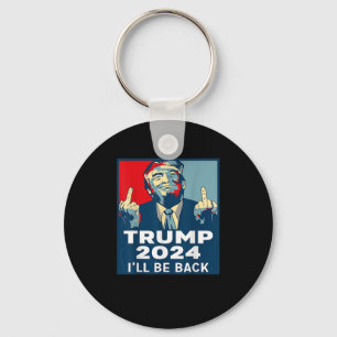 Chaveiro Be Back Trump 2024 Vintage Donald Trump 4 De Jul