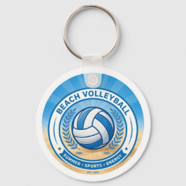 Chaveiro Beach Volleyball Summer Keychain