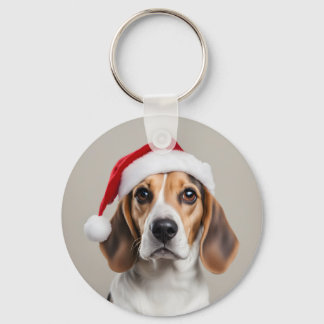 Chaveiro Beagle Christmas