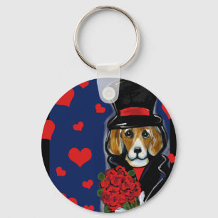 CHAVEIRO BEAGLE DO DIA DOS NAMORADOS