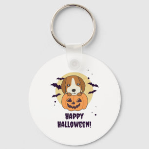 Chaveiro Beagle In Pumpkin Sweet Dogs Happy Halloween