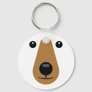Chaveiro Bear Face Fácil Fácil Figurino De Halloween Adulto