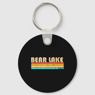 Chaveiro Bear Lake Utah Campanha de Pesca Engraçado Verão