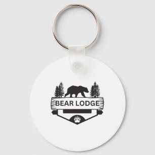 Chaveiro Bear Lodge Wyoming Wiloming Urso Caminhante Campin
