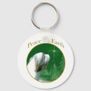 Chaveiro Bearded Collie Peace