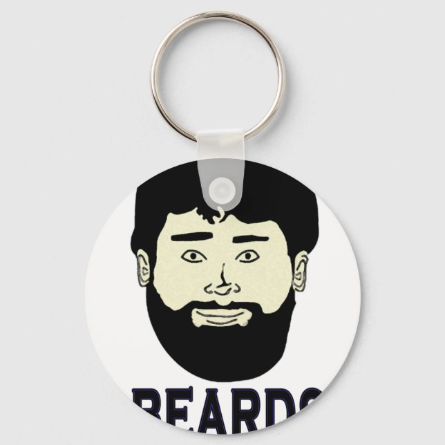 Chaveiro BEARDS - Eles crescem em você (Frente)