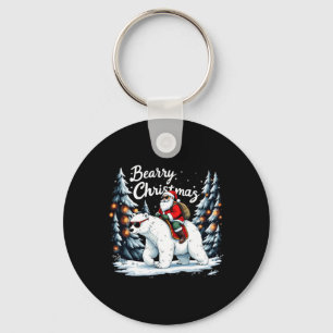 Chaveiro Bearny Christmas Papais noeis Engraçados Par Bear