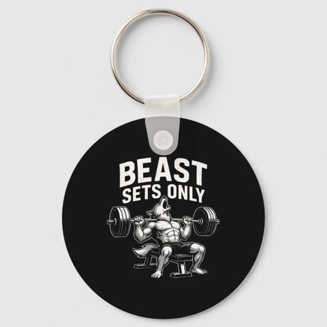 Chaveiro Beast Define Somente Malhação De Workout Do Wolf G (Frente)