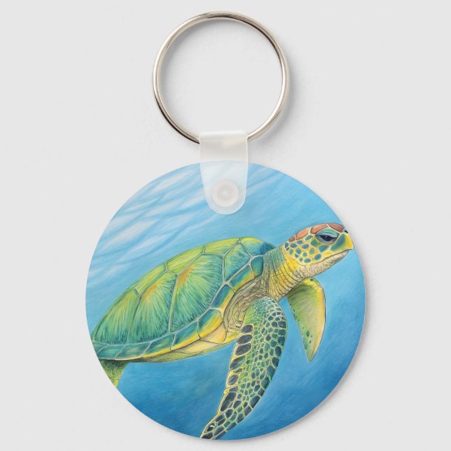 Chaveiro Beauty of the turtle (Frente)