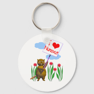Chaveiro Beaver Canadense ama Nunavut