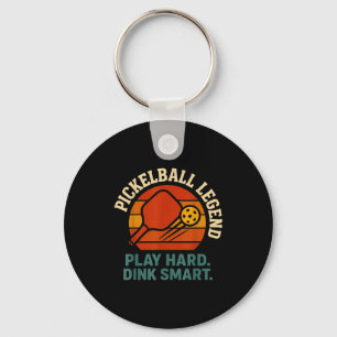 Chaveiro Beba responsavelmente retro pickleball engraçado v