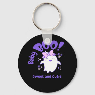 Chaveiro Bebê Boo! Doce e Toddler Halloween Design