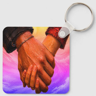 Chaveiro Bebê Segure-se Em Mim e Coloque Sua Mão na Minha