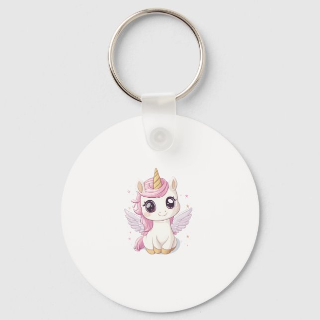 Chaveiro Bebê Unicórnio Kawaii (1) (Frente)