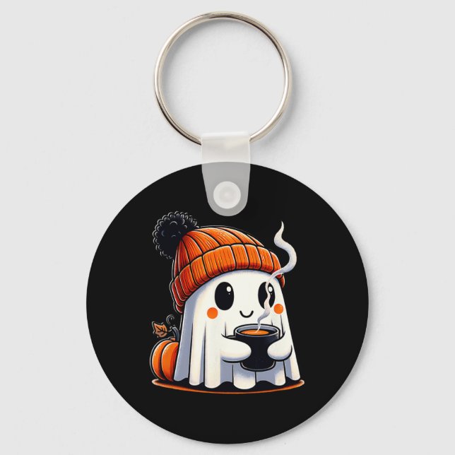 Chaveiro Bebendo de Coffee Cute Kawaii (Frente)