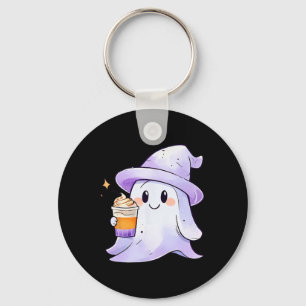 Chaveiro Bebendo Fantasma Bonito Café Casal Café Halloween