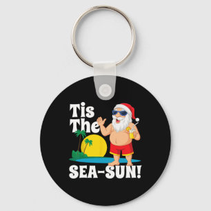 Chaveiro Bebendo Papai Noel É O Natal Do Sol Do Mar Em