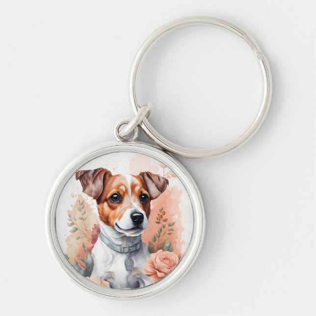 Chaveiro Bebês-Cons | Jack Russell Terrier Puppy (Frente)