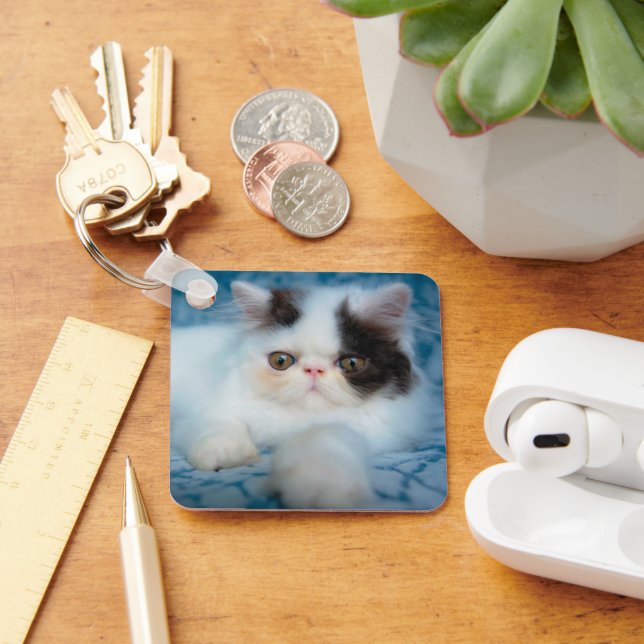 Chaveiro Bebês Mais Pobres | Black & White Kitten (Mesa)