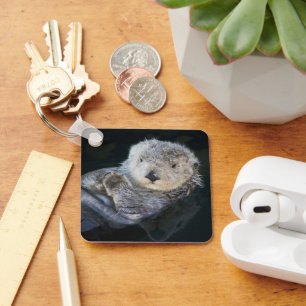 Chaveiro Bebês Mais Pobres Lontra marítima flutuante