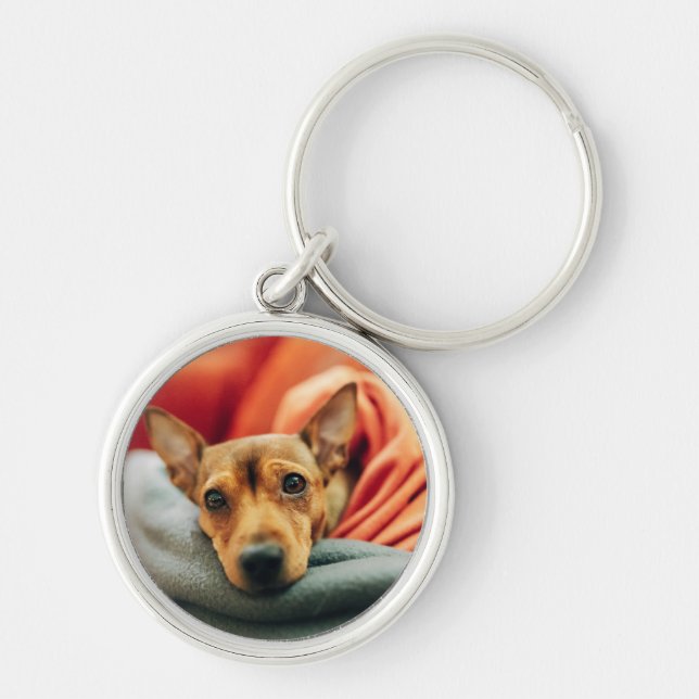 Chaveiro Bebês Mais Pobres | Pinscher miniatura (Frente)