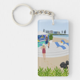 Chaveiro Bebidas no Bar de Praia