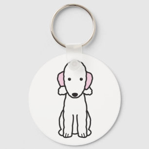 Chaveiro Bedlington Terrier Dog Cartoon