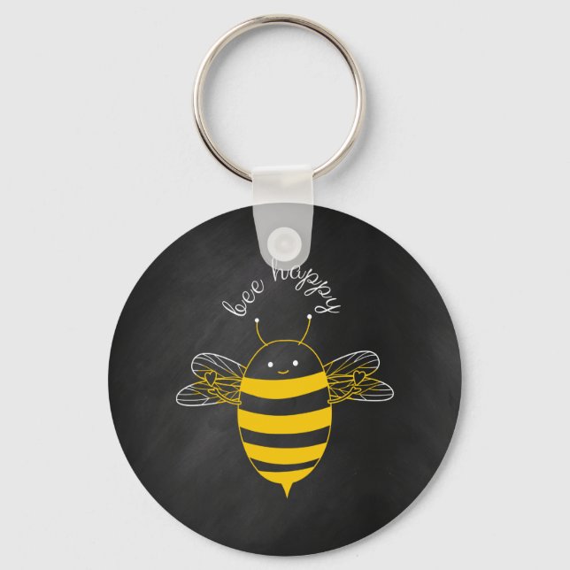 Chaveiro Bee Happy (Frente)