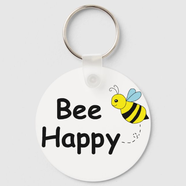 Chaveiro Bee Happy (Frente)