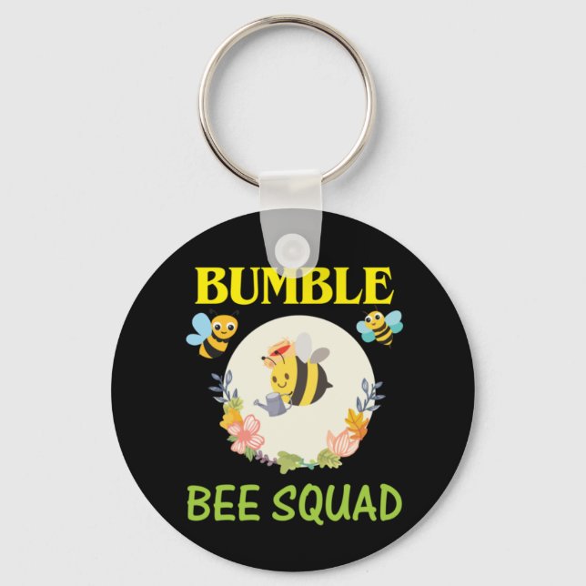 Chaveiro Beekeeper Art Bumble Bee Squad (Frente)