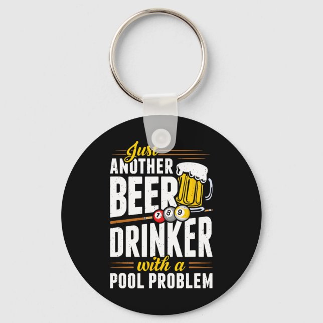Chaveiro Beer Beer Snooker Com Reprodutor De Piscina Com Pr (Frente)