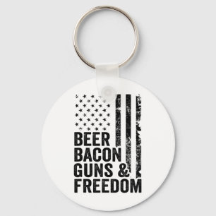 Chaveiro Beer Bycon Guns E Freedom Usa Churrasco Flag Ameri