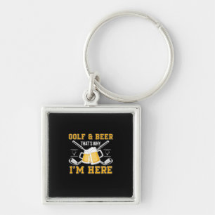 Chaveiro Beer Drinker Golf E Beer Aniversário