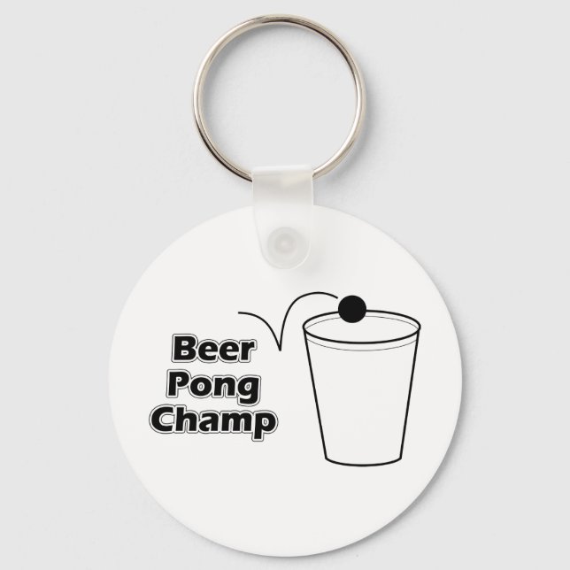 Chaveiro Beer Pong Champ (Frente)