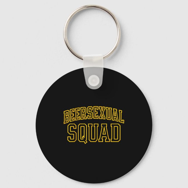 Chaveiro Beerual Squad Matching Group Bachelor Party Design (Frente)