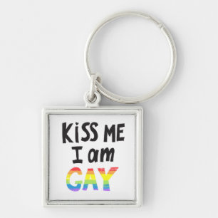 Chaveiro Beija-Me Eu Sou Gay