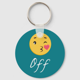 Chaveiro Beija-Se Com Emoji Engraçado, Trendência Popular