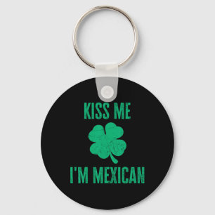 Chaveiro Beije Me Camiseta Eu Sou Mexicano Engraçado Irland