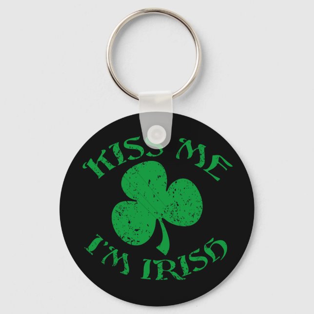 Chaveiro Beije-me Im Irish Key Chain $7,50 (Frente)