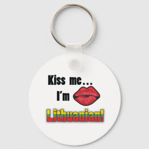 Chaveiro Beije-me que eu sou lituano